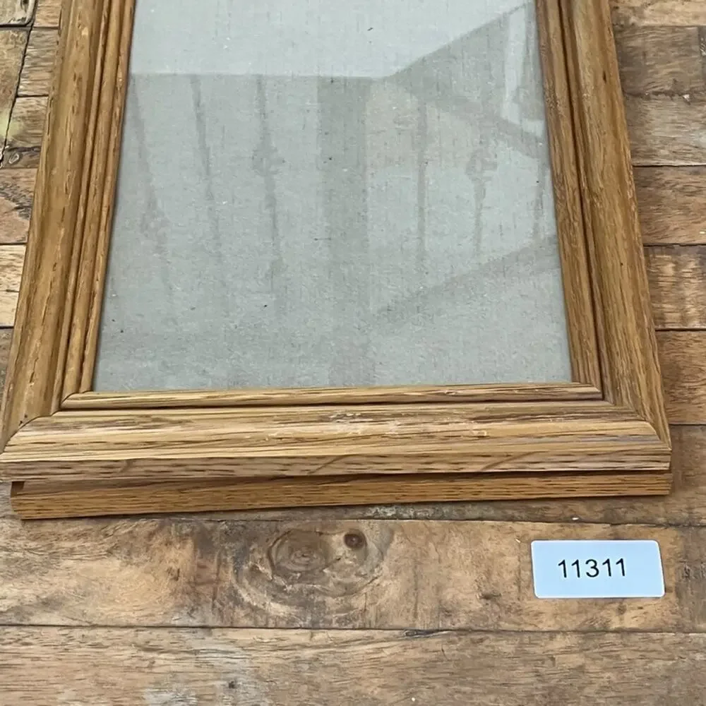 Vintage Wooden Rectangle Picture Frames Set of Two 8 x 10 in Classic Wood Grain